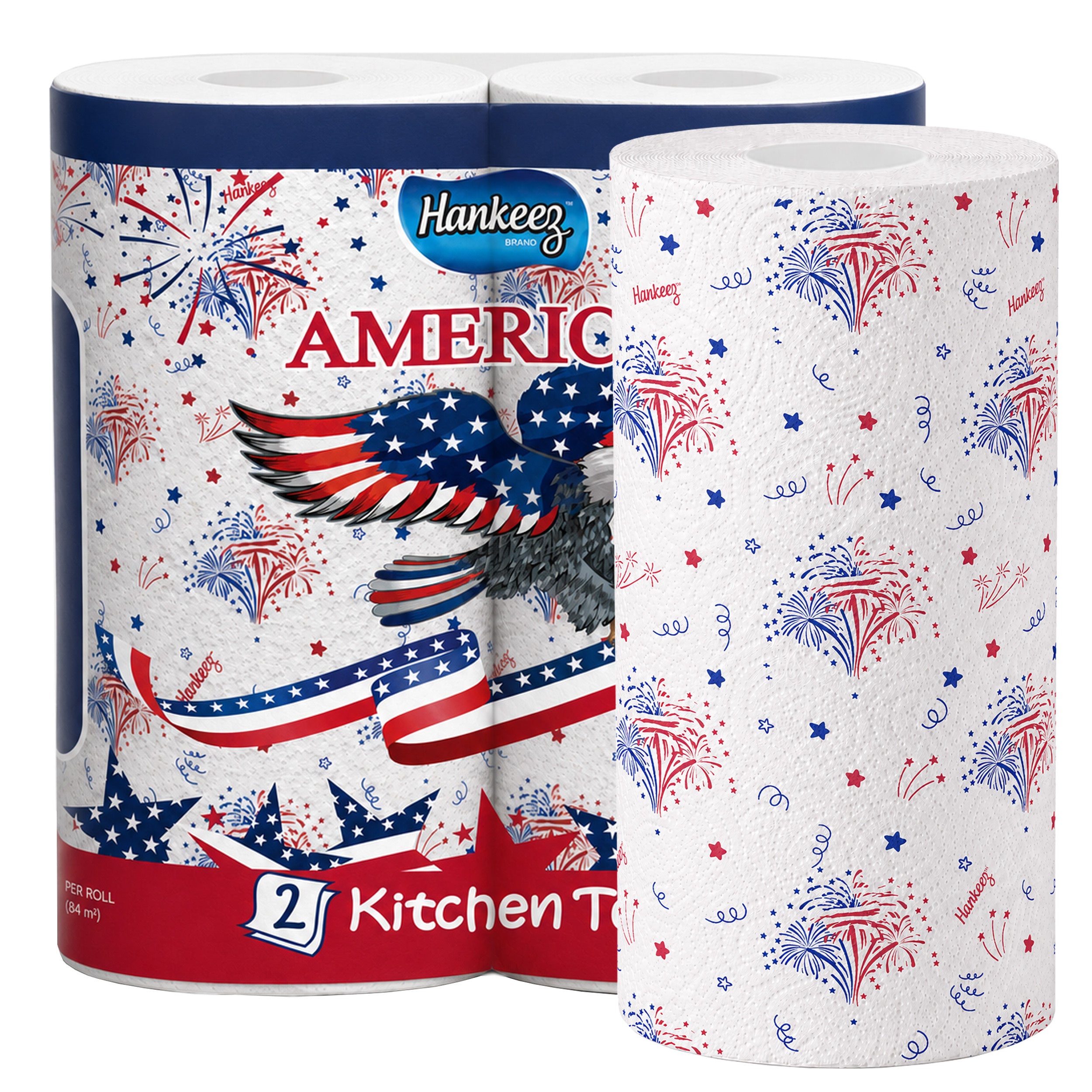 Patriotic Paper Towels