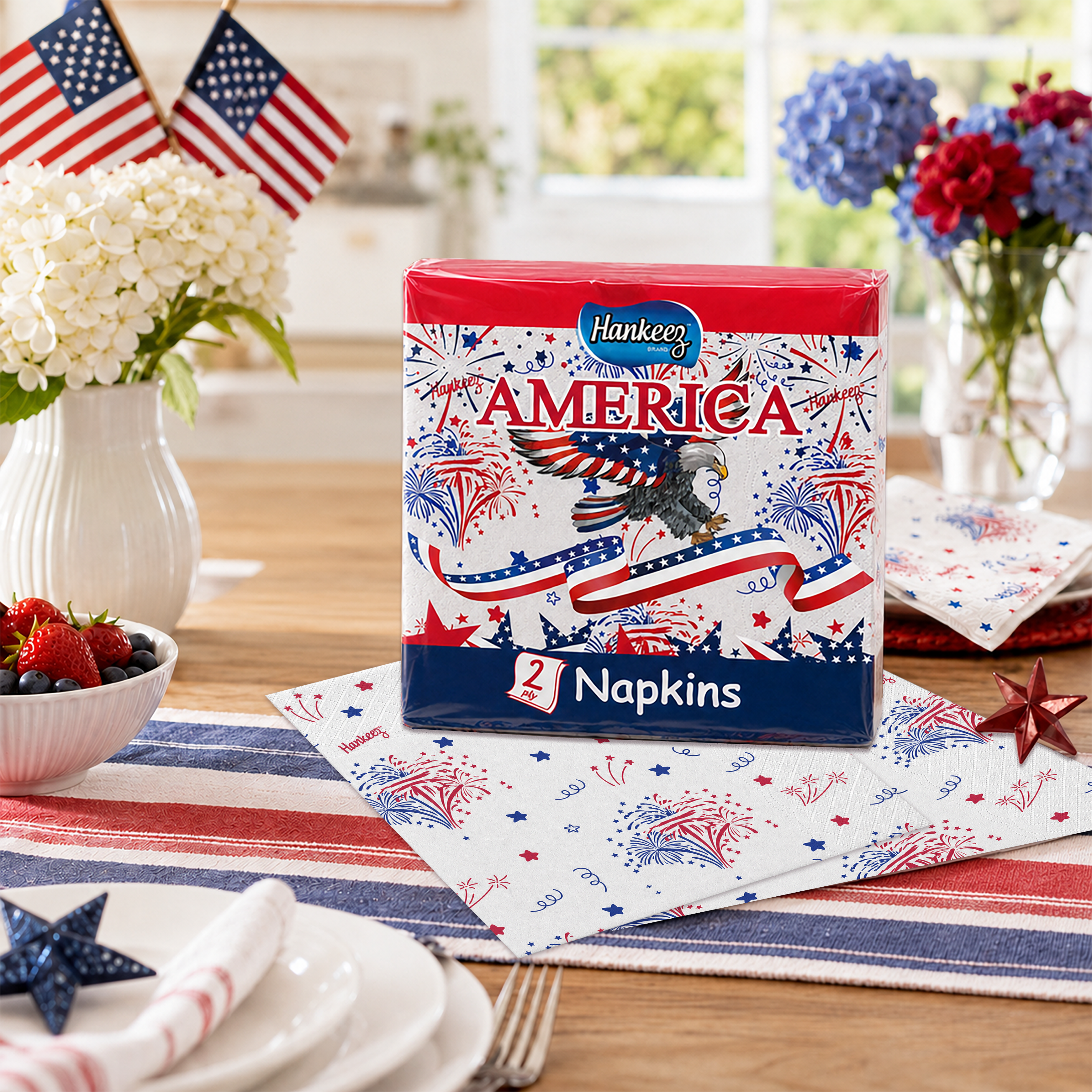 Patriotic Napkins