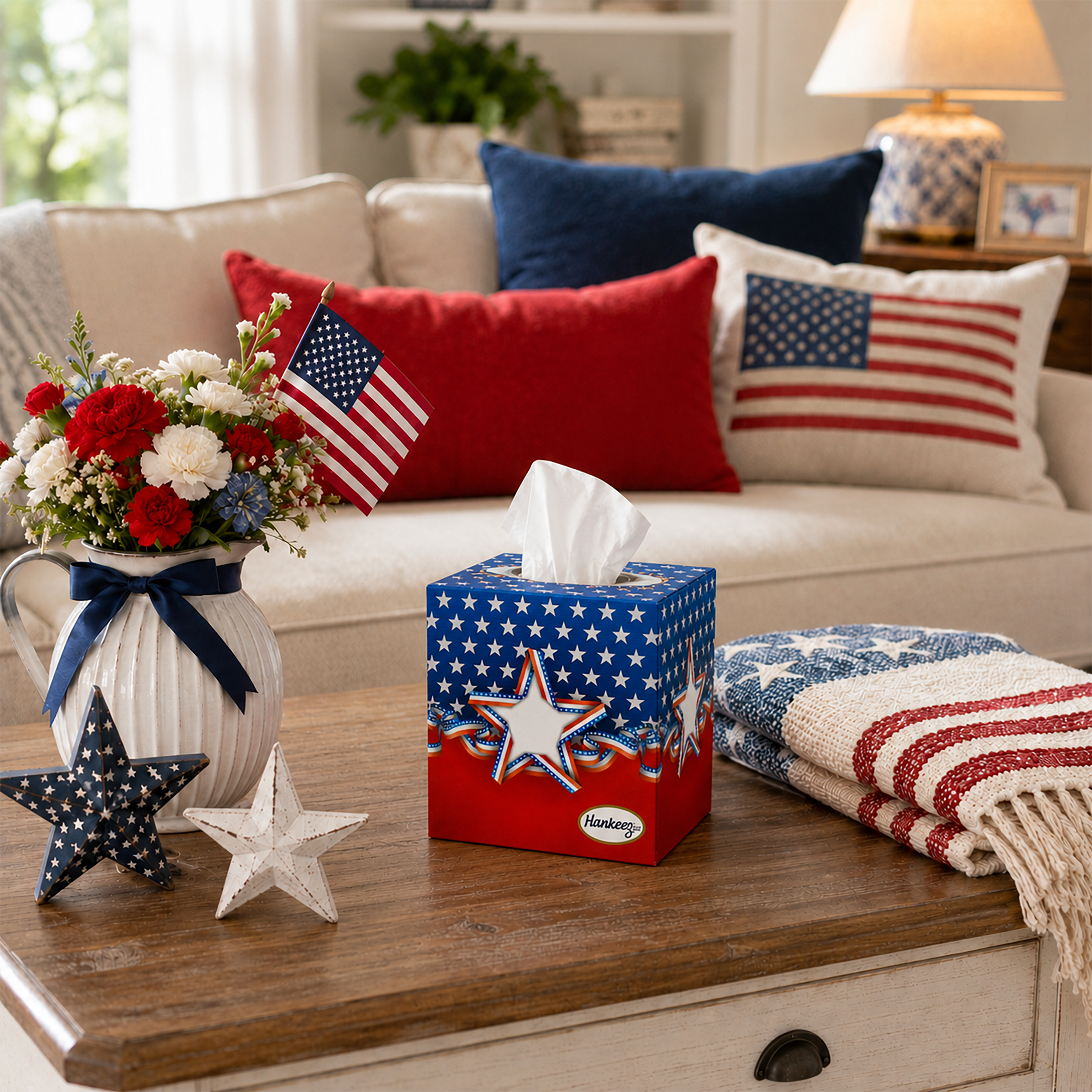 Patriotic Facial Tissues