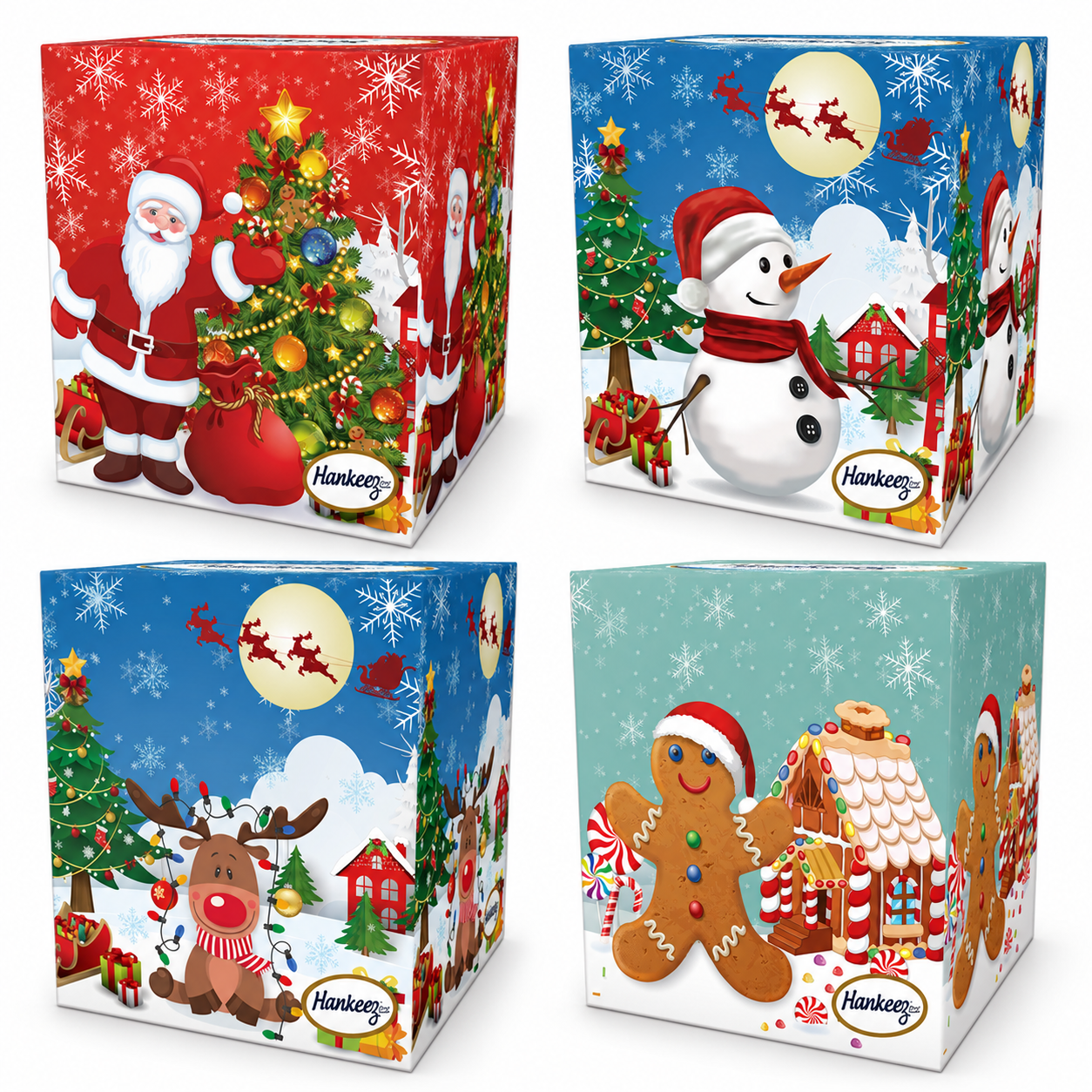 Christmas Facial Tissue